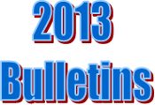 2013 Bulletins