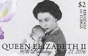 Tonga - 90th Birthday - Queen Elizabeth II