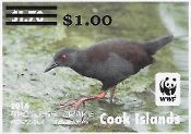 Cook Islands - 2014 WWF Overprint/ Revalue