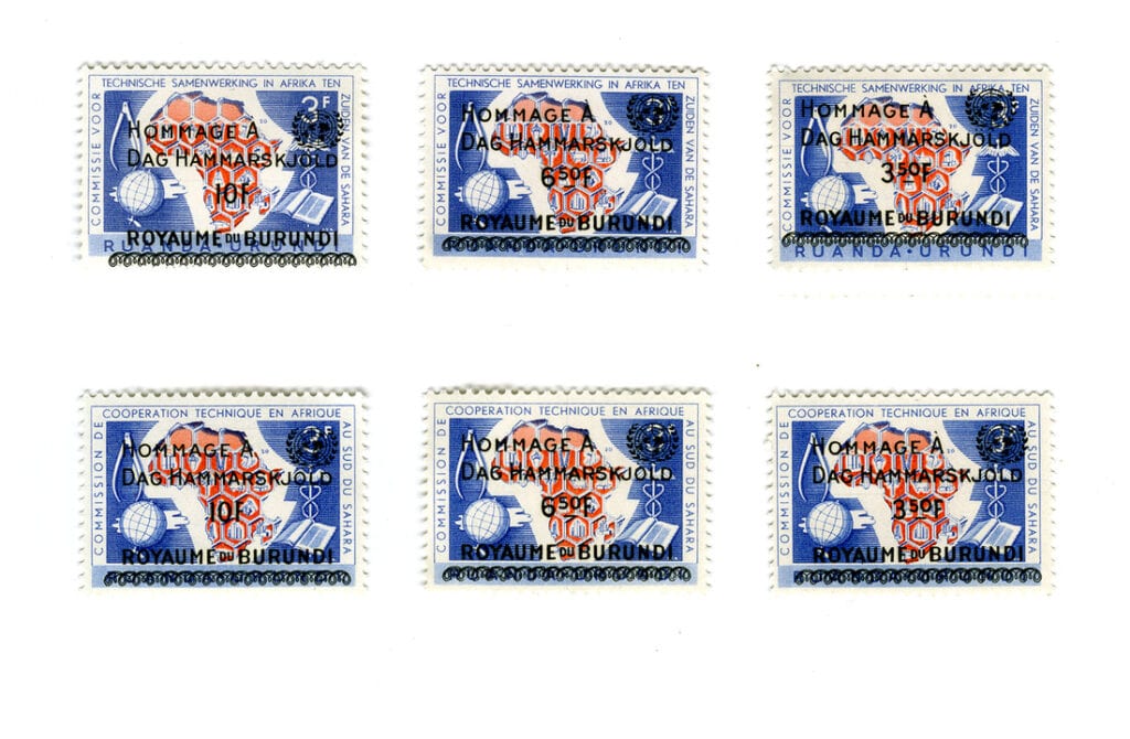 Burundi - Scott #34-39 - Philatelic Collector Inc.