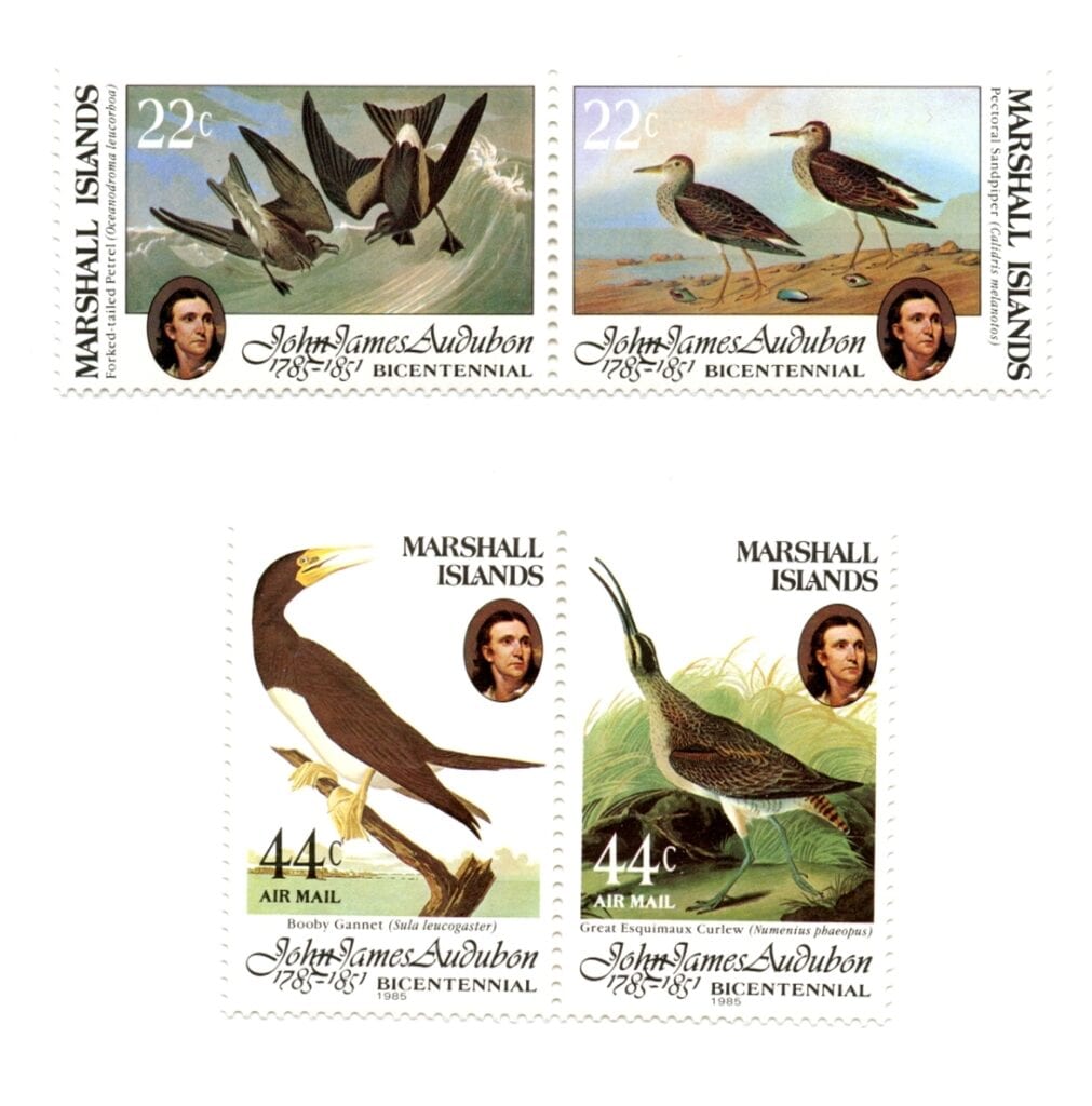 Marshall Islands Audubon BicentenarySet of 4 Scott 64a, C2a Philatelic Collector Inc.