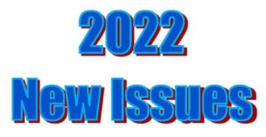 2022 New Issues