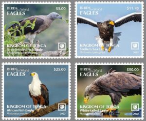 Tonga – 2022 – Birds of the World – Eagles
